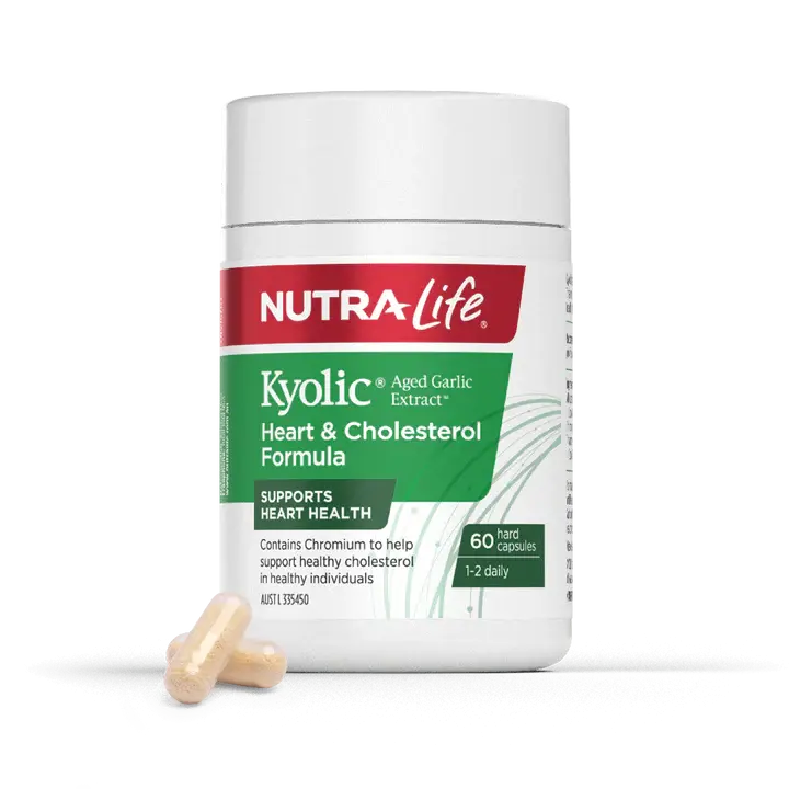 Kyolic Aged Garlic Extract Heart & Cholesterol Formula - 60c