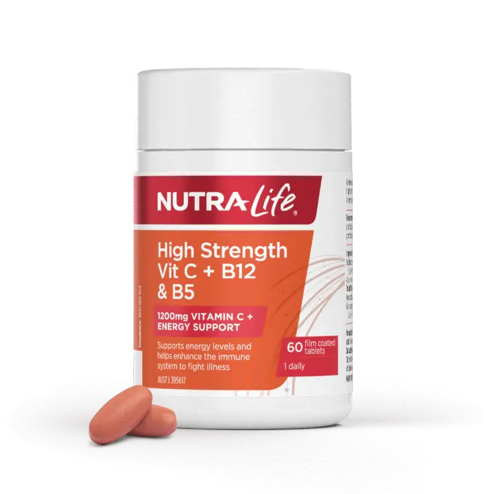 High Strength Vitamin C + B12 & B5